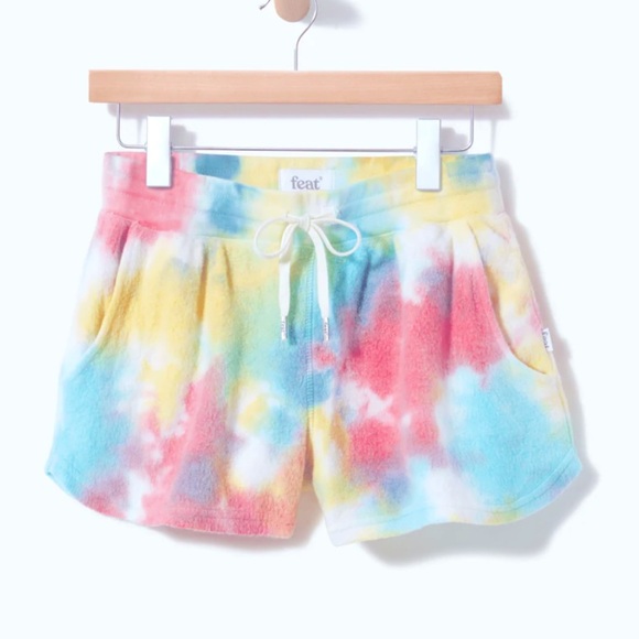 Like New Brody Jenner's Brand feat Women's BlanketBlend Tie Dye Shorts Size M - Picture 1 of 6
